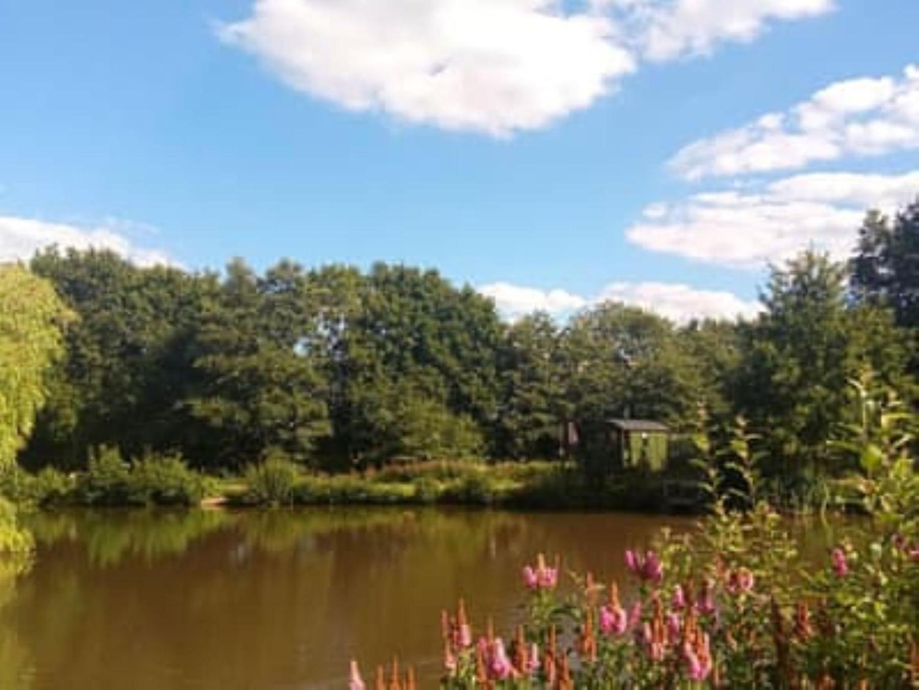 Charming Tranquil Shepherds Hut With Lakeside Balcony 'Roach' Укфилд Экстерьер фото